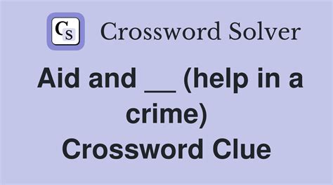 give aid crossword clue|give help crossword.